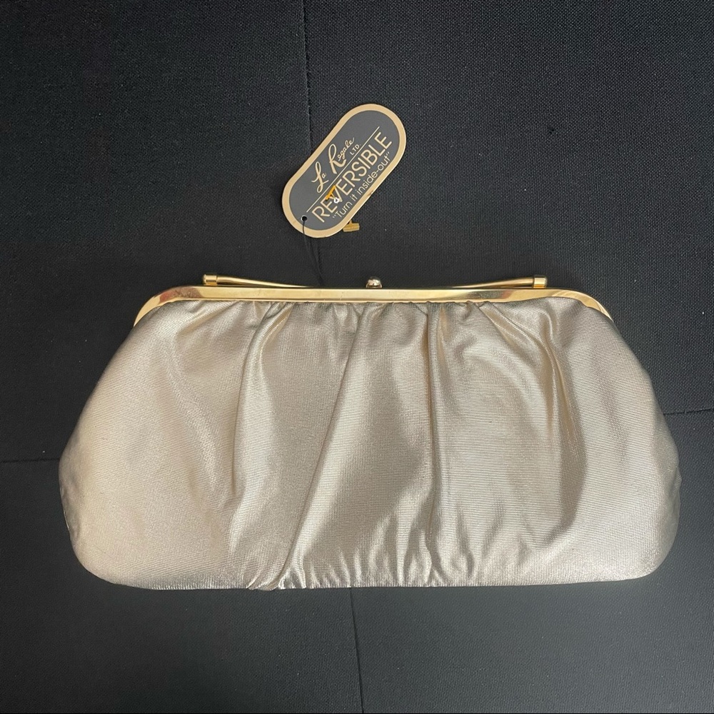 Vintage Reversible Metal Clutch
